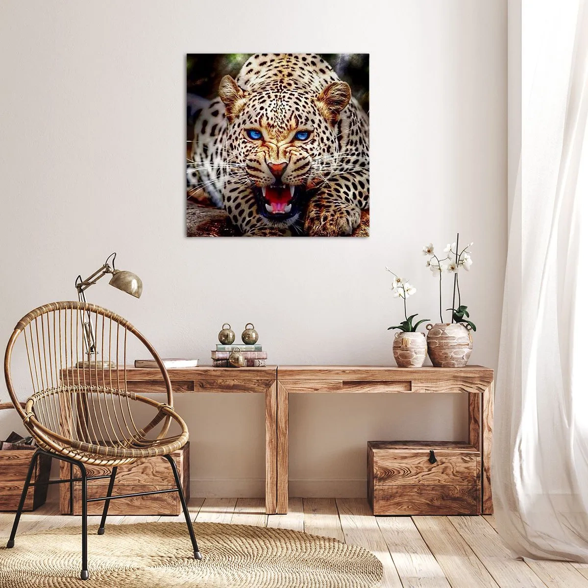 Obraz na plátně - Vztek kráse neškodí - 60x60 cm