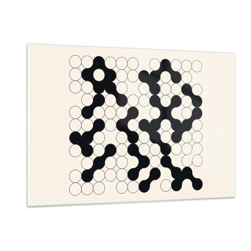 Obraz na skle - Čínská hra – variace - 120x80 cm