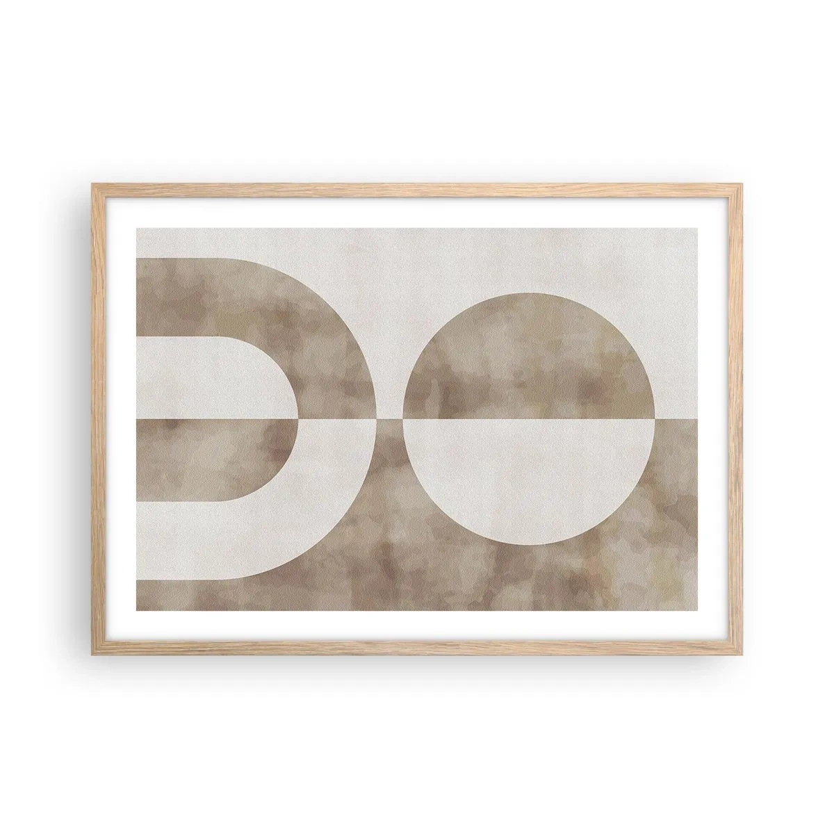Plakát v rámu světlý dub - Podobnosti a rozdíly - 70x50 cm