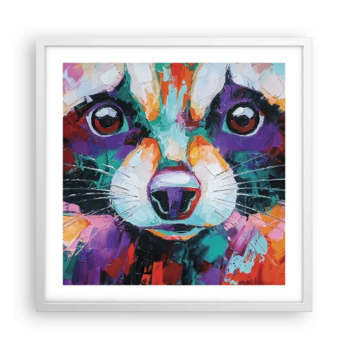 Plakát v bílém rámu - Pouze dobré emoce - 50x50 cm