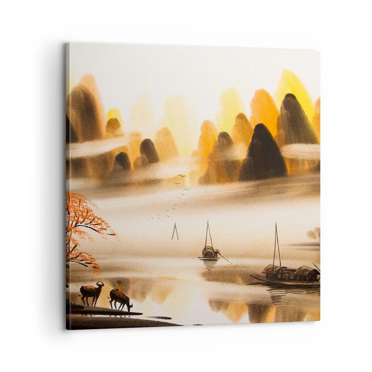 Obraz na plátně - Dál než na Dálném východu - 60x60 cm