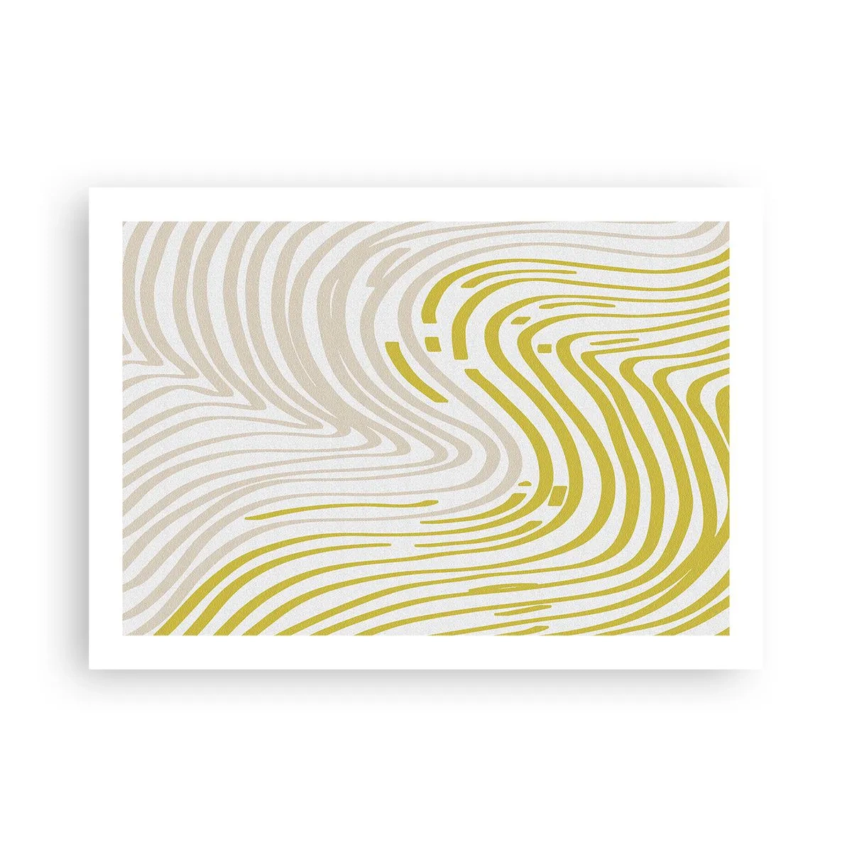 Plakát - Kompozice s mírným ohybem - 70x50 cm