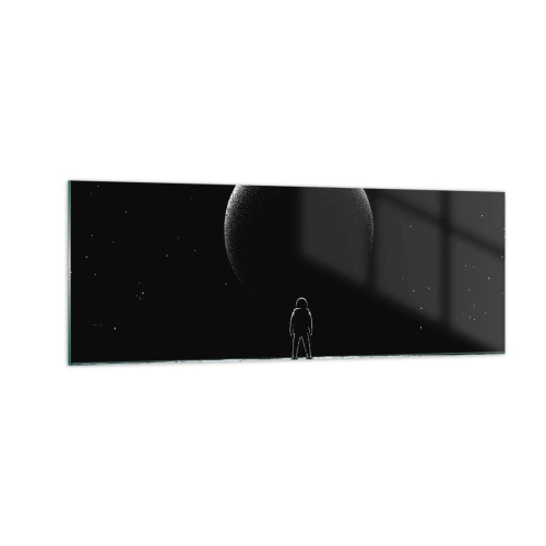 Obraz na skle - Tváři v tvář - 140x50 cm