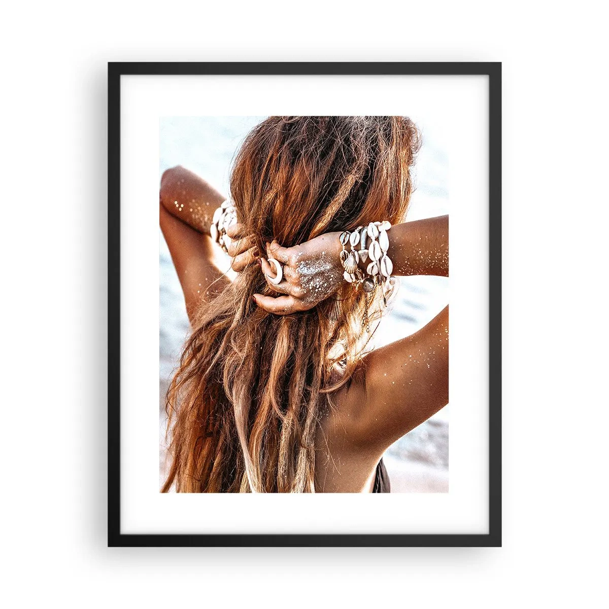 Plakát v černém rámu - Sestra vody a slunce - 40x50 cm