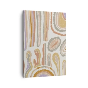 Obraz na plátně - Barevné průřezy - 50x70 cm