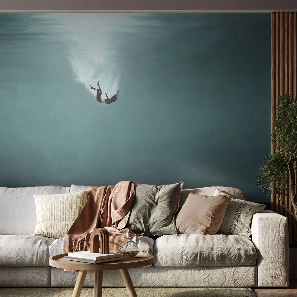 Fototapeta Standard Eco - V objetí oceánu - Voda, Minimalismus, Pod vodou - 400x280 cm