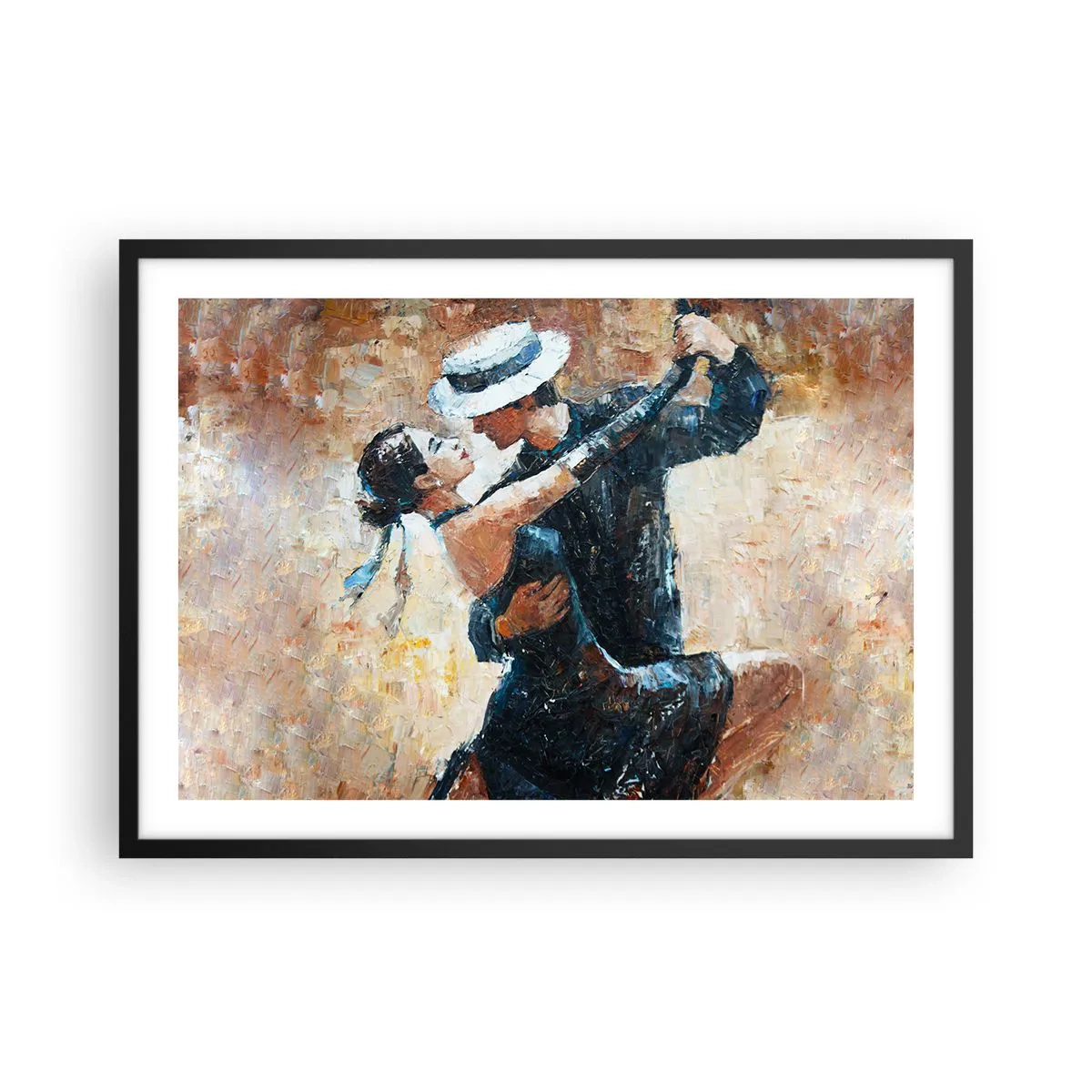 Plakát v černém rámu - A la Rudolf Valentino - 70x50 cm