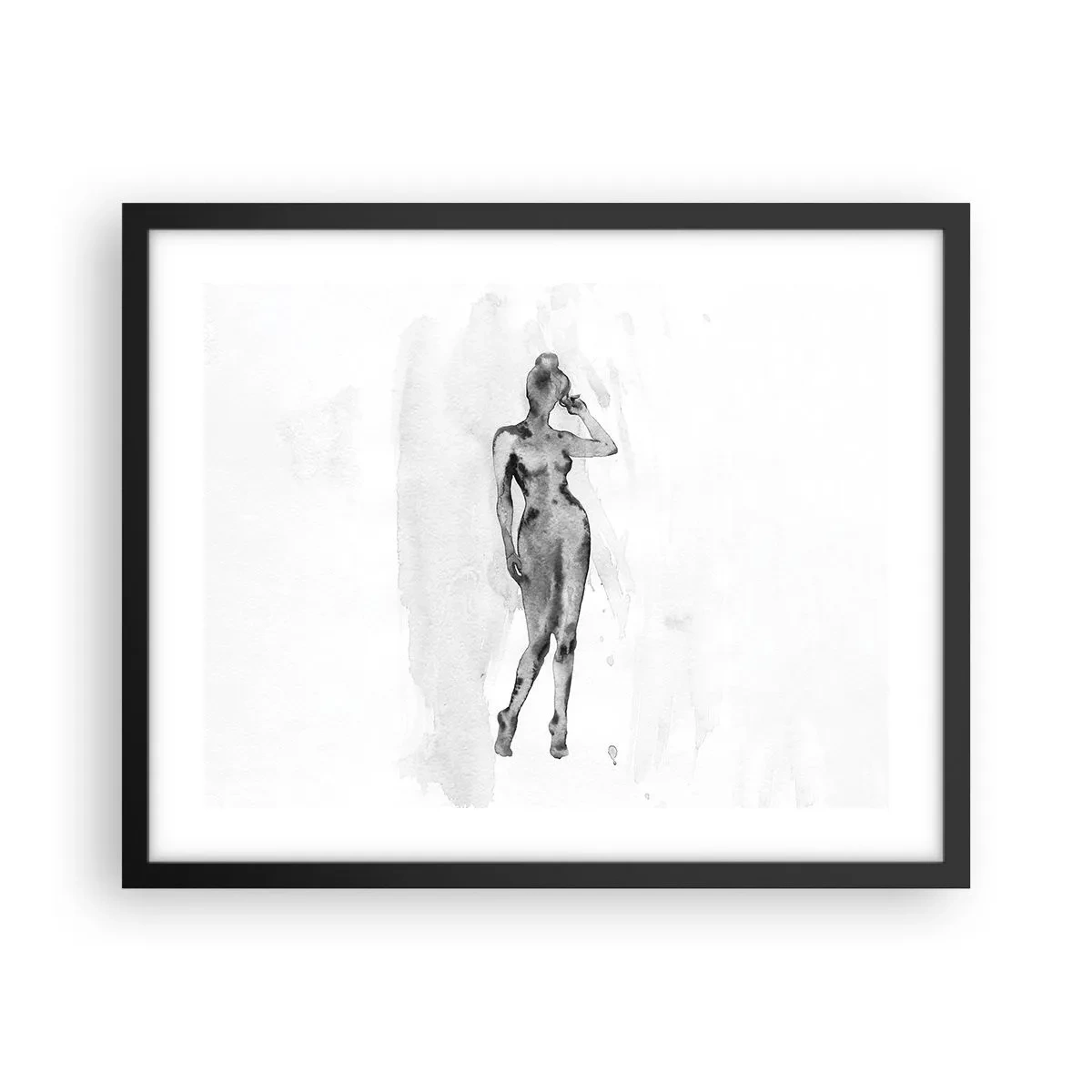 Plakát v černém rámu - Studie o ideálu ženskosti - 50x40 cm