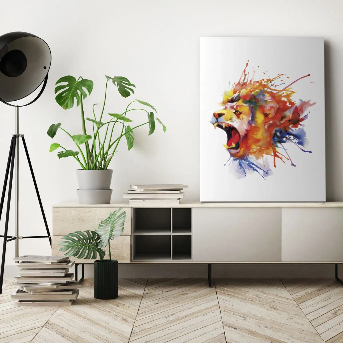 Obraz na plátně - Vybuchnout hněvem  - 50x70 cm