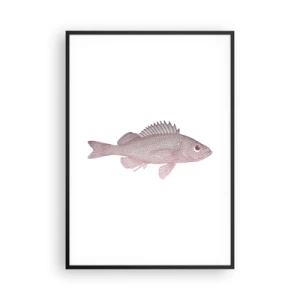 Plakát v černém rámu - Ryba s velkýma očima - 70x100 cm