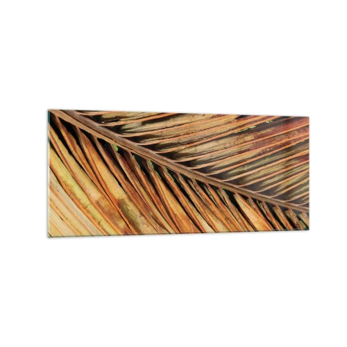 Obraz na skle - Kokosové zlato - 120x50 cm