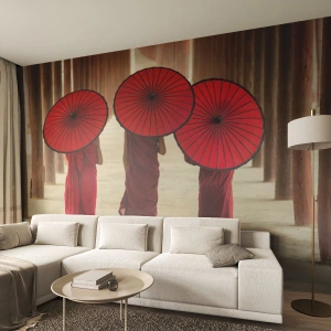 Fototapeta Samolepicí Deluxe Sticker - Na cestě do Čisté říše - Asie, Barma, Ženy - 300x210 cm