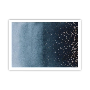 Plakát - Kompozice – modré fáze - 100x70 cm