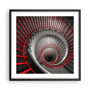 Plakát v černém rámu - Architektonické hry - 50x50 cm