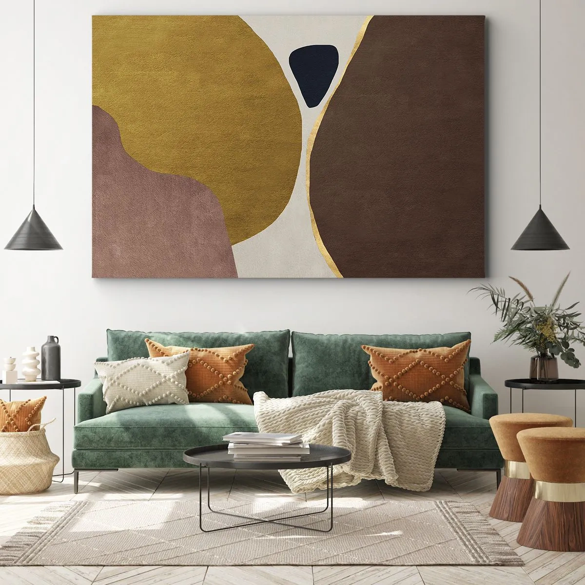 Obraz na plátně - Abstrakce – místo v prostoru - 70x50 cm
