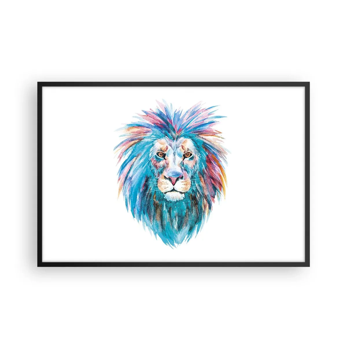 Plakát v černém rámu - Elektrizující aura - 91x61 cm