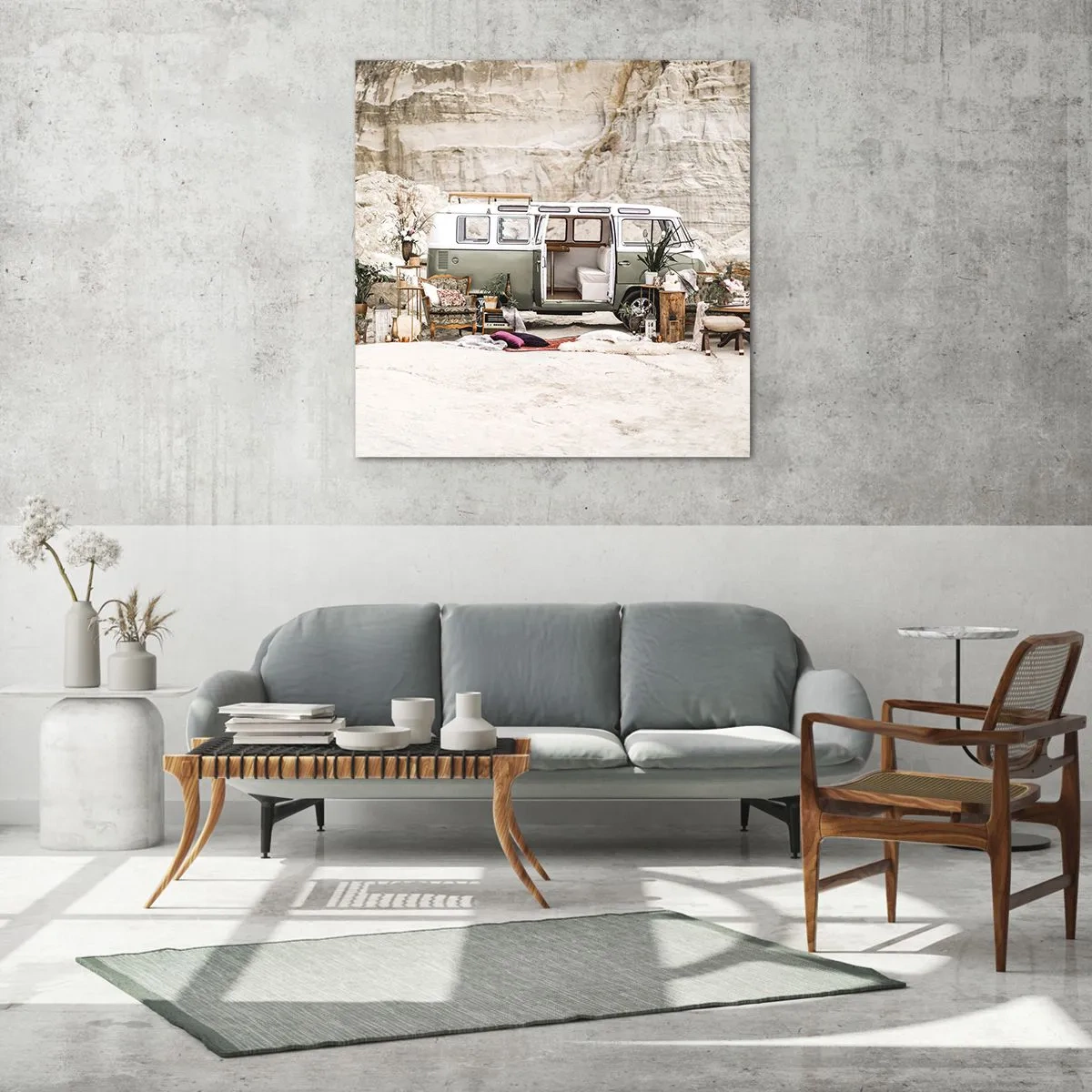 Obraz na skle - Cesta právě začíná - 30x30 cm