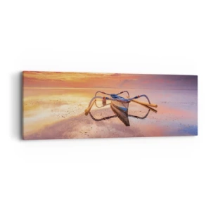 Obraz na plátně - Klid tropického večera - 90x30 cm