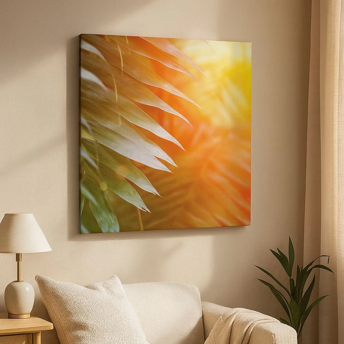 Obraz na plátně - Ráno v džungli - 30x30 cm