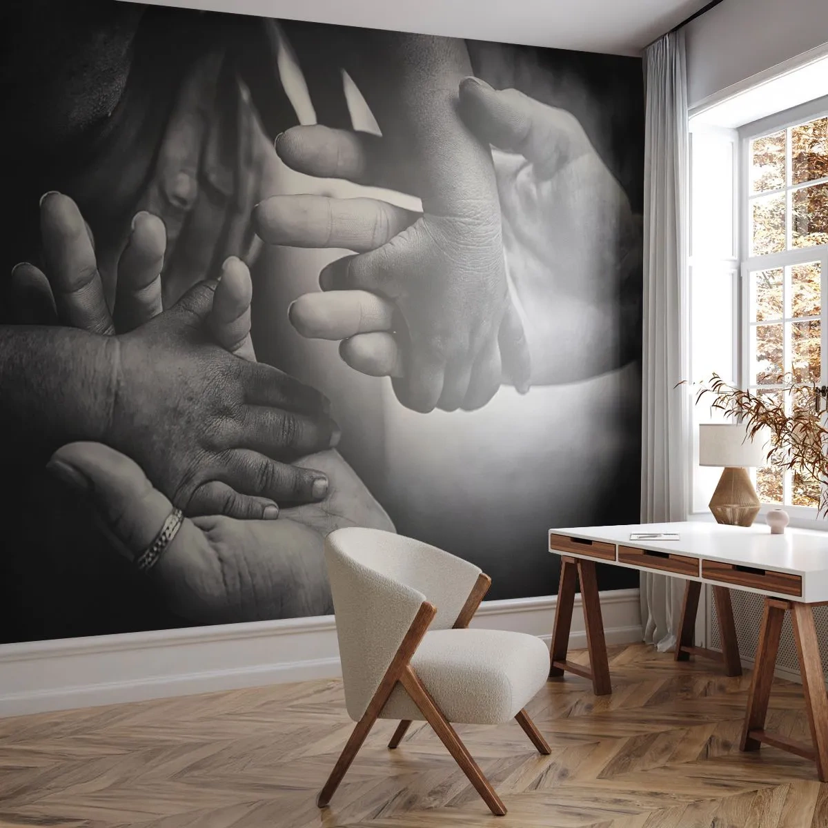 Fototapeta Samolepicí Deluxe Sticker - Být člověkem - Ruce, Lidé, Milovat - 250x175 cm