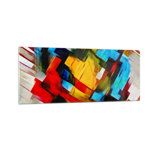 Obraz na skle - Vícebarevné vrstvy - 100x40 cm