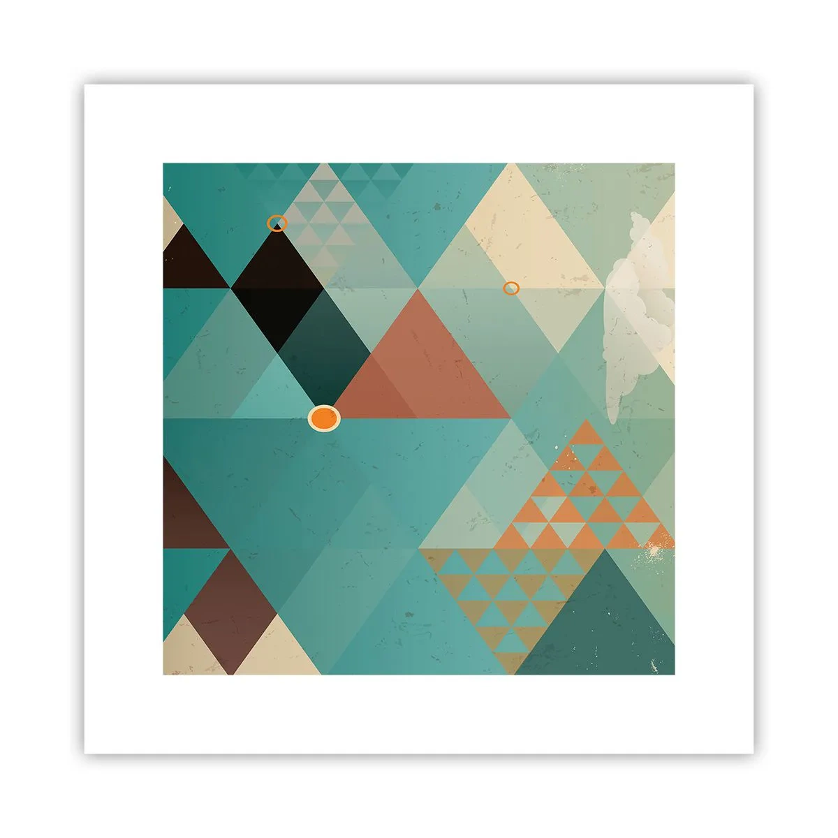 Plakát - Jednota mnohosti, mnohost jednoty - 30x30 cm