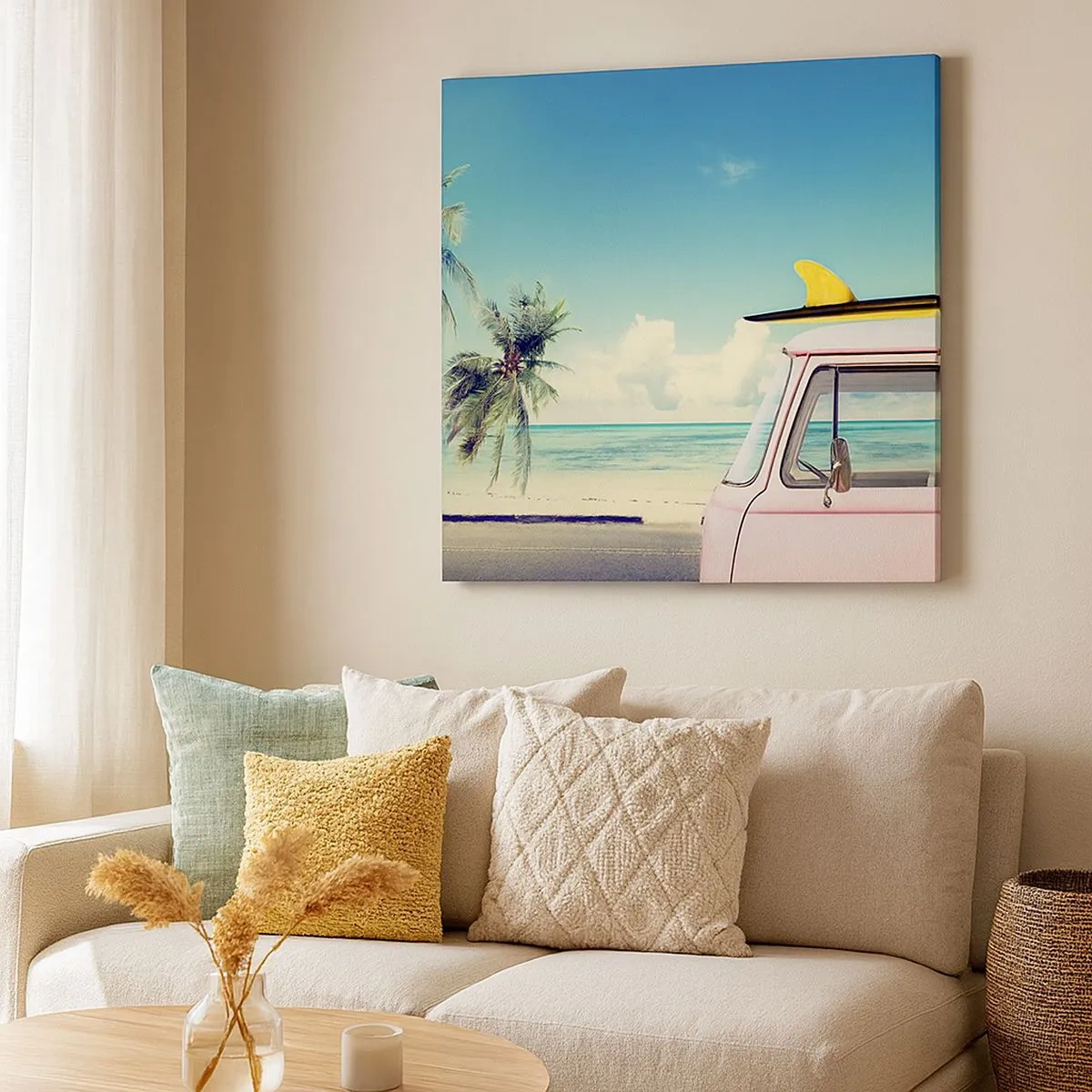 Obraz na plátně - Prázdniny, je čas začít - 30x30 cm