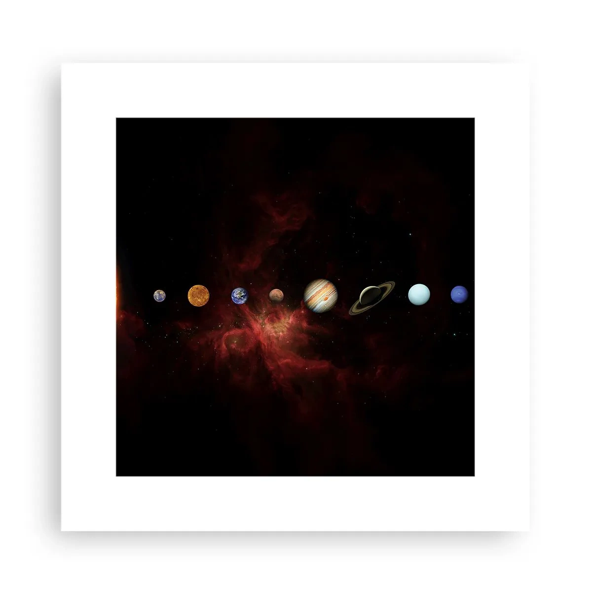 Plakát - Naše čtvrť - 30x30 cm