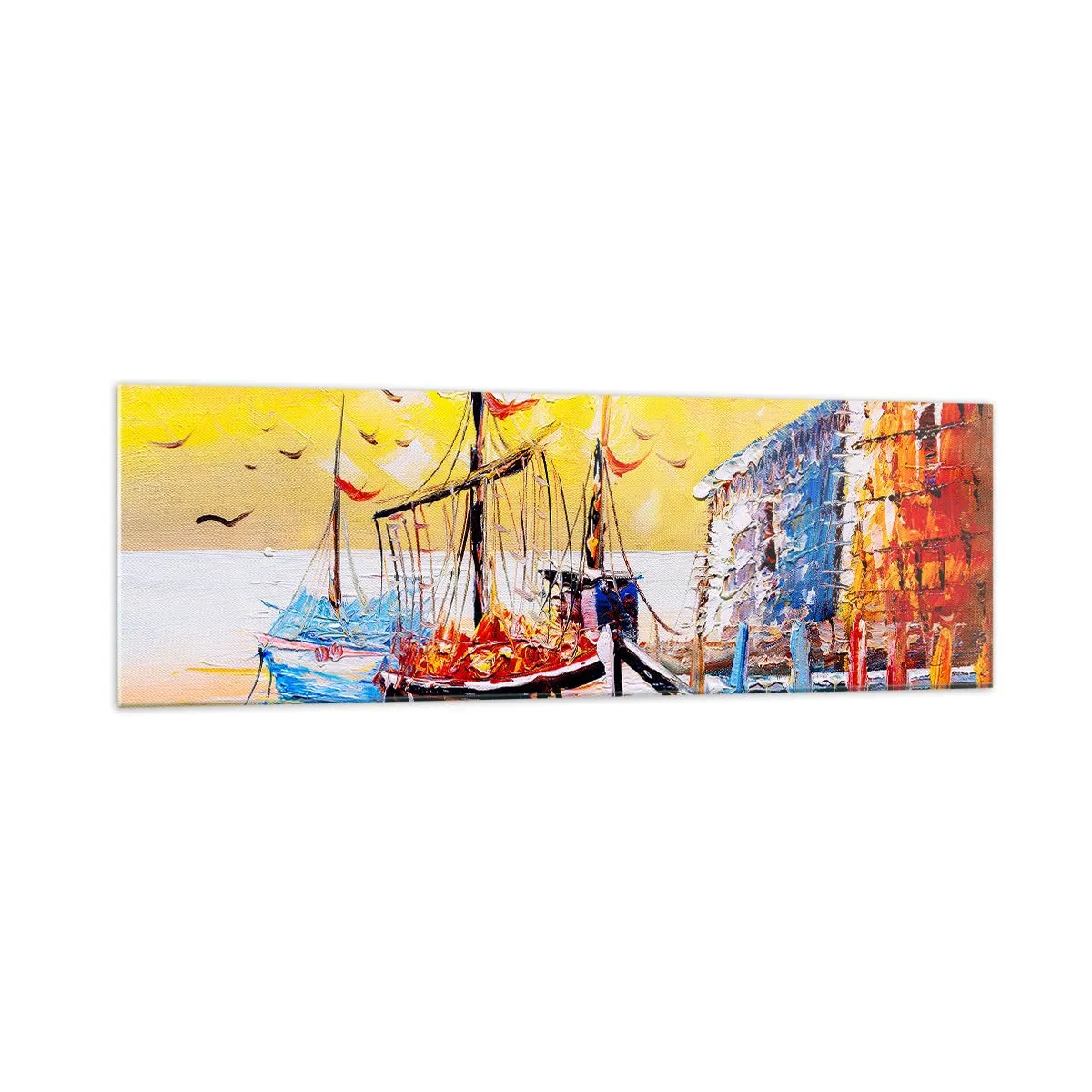 Obraz na skle - Šťastný návrat - 160x50 cm