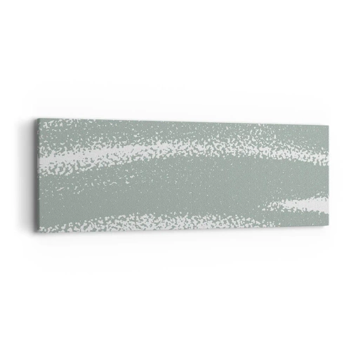 Obraz na plátně - Abstrakce v zimním stylu - 90x30 cm