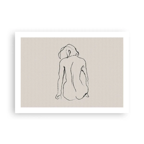 Plakát - Dívčí akt - 70x50 cm