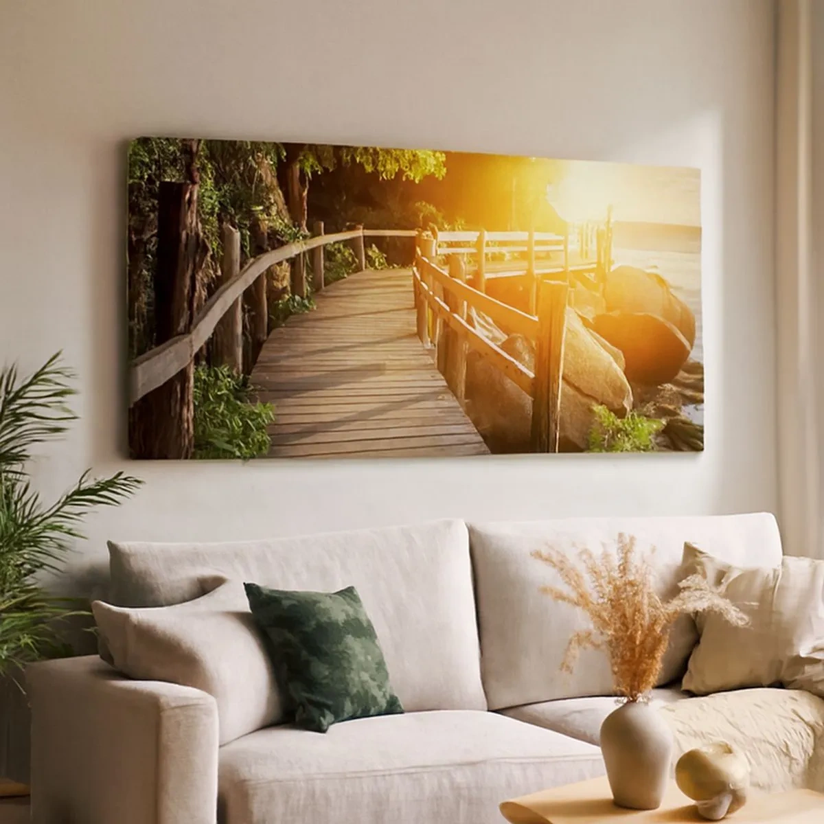 Obraz na plátně - Další zatáčka, další zázraky - 100x40 cm