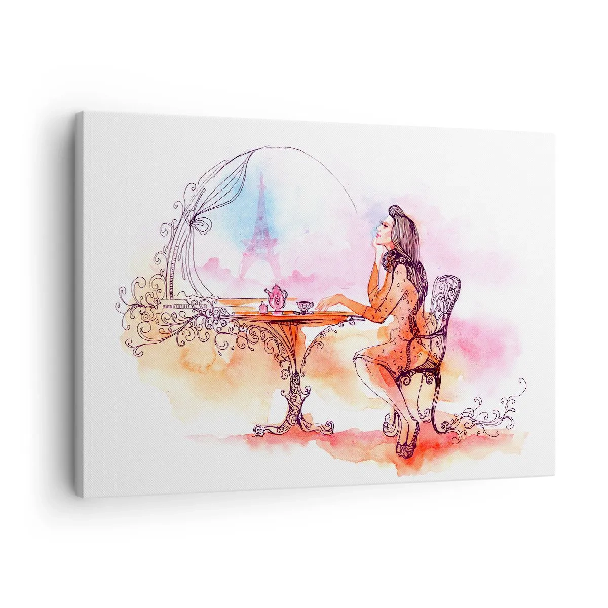 Obraz na plátně - Pařížská elegance - 70x50 cm
