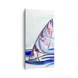 Obraz na plátně - S větrem v rytmu vln - 65x120 cm