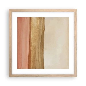 Plakát v rámu světlý dub - Vertikální kompozice - 40x40 cm