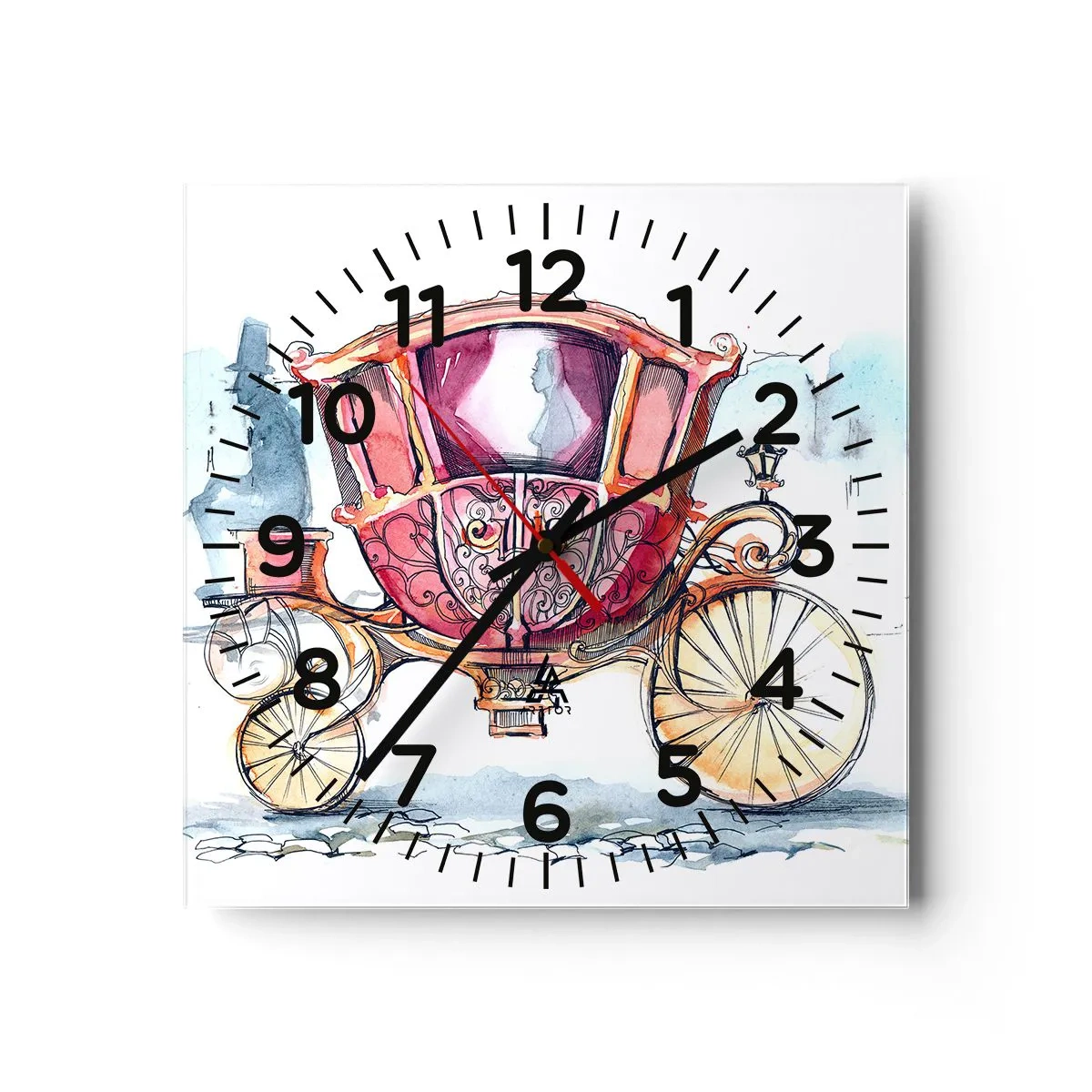 Nástěnné hodiny - Na svatbu nebo na ples? - 30x30 cm