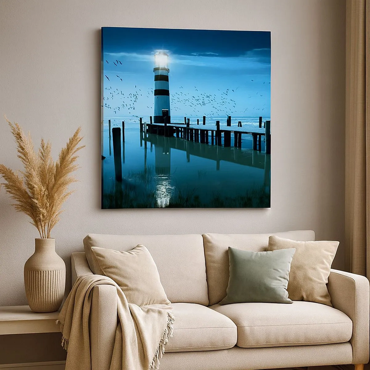 Obraz na plátně - A nebojíš se tmy - 30x30 cm