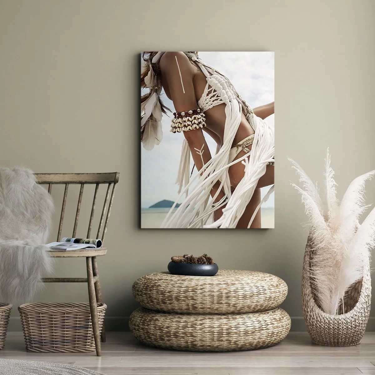 Obraz na plátně - Kněžka slunce - 70x100 cm