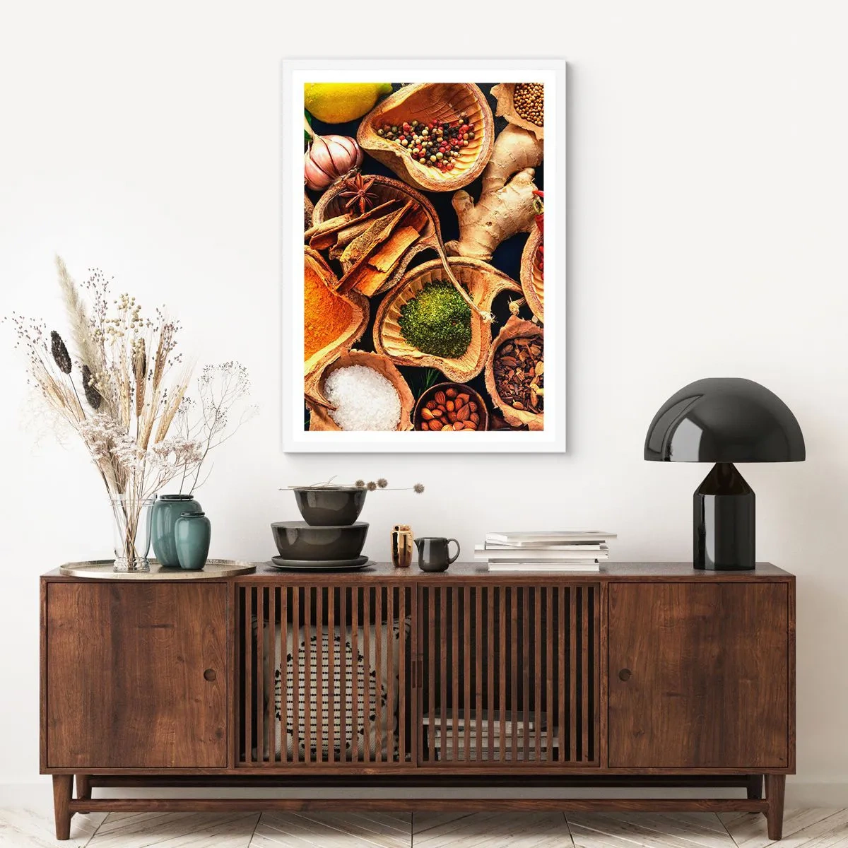 Plakát v bílém rámu - Vezmi si, co chceš - 70x100 cm