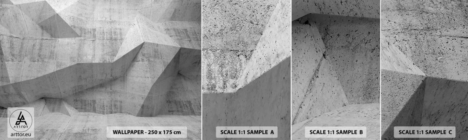 Vzor Fototapety Samolepicí Deluxe Sticker - Skutečná výzva - Abstrakce, Kus, 3D - 100x30 cm