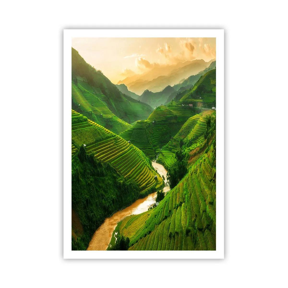 Plakát - Vietnamské údolí - 70x100 cm