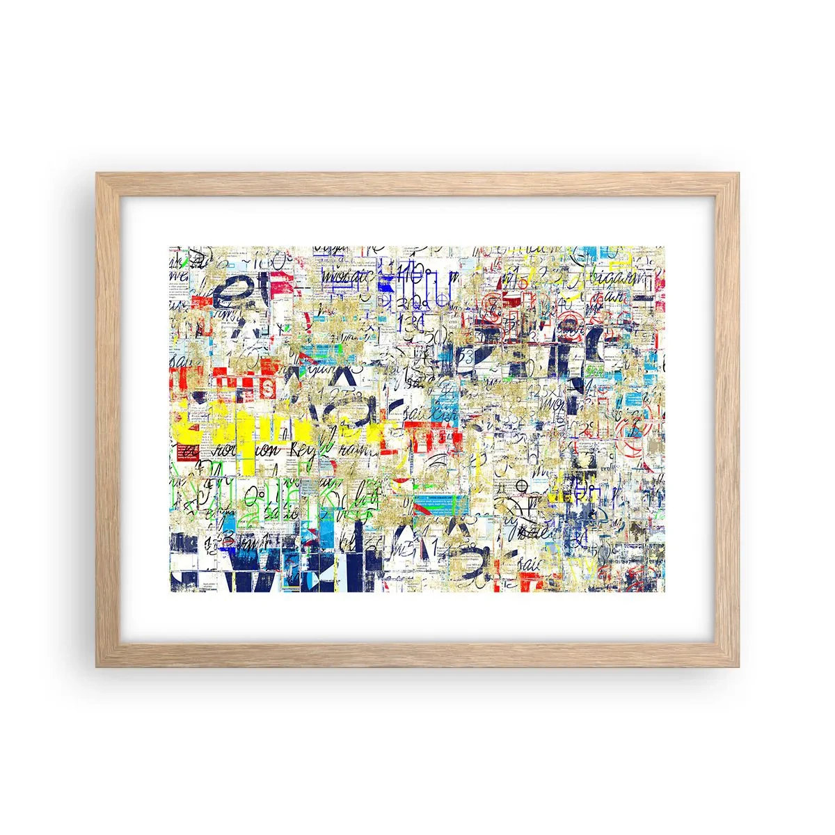 Plakát v rámu světlý dub - Prostě potěší oči - 40x30 cm