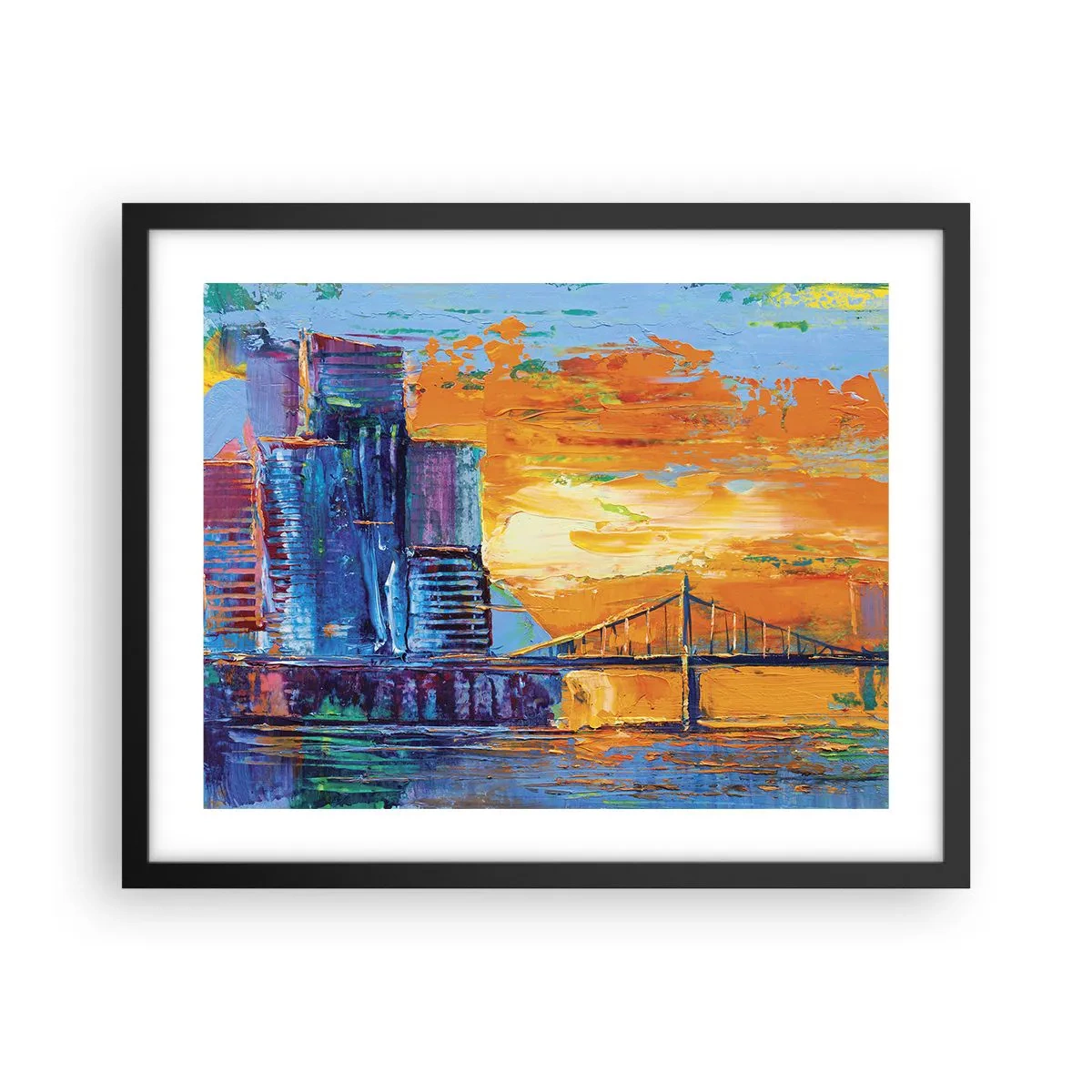 Plakát v černém rámu - Kultura a příroda - 50x40 cm