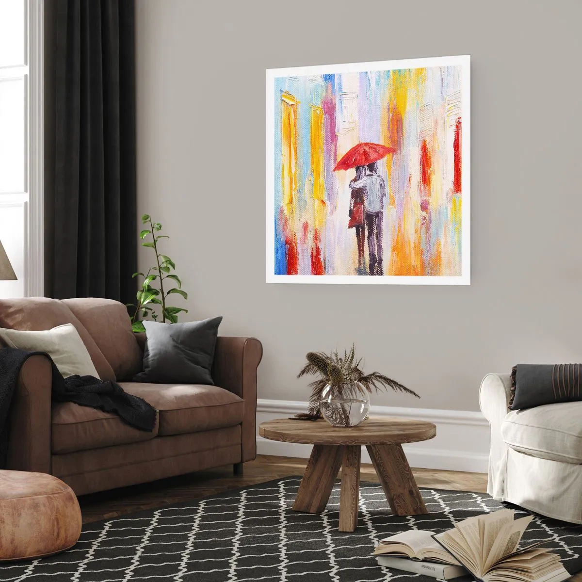 Plakát - Ať prší dál - 40x40 cm