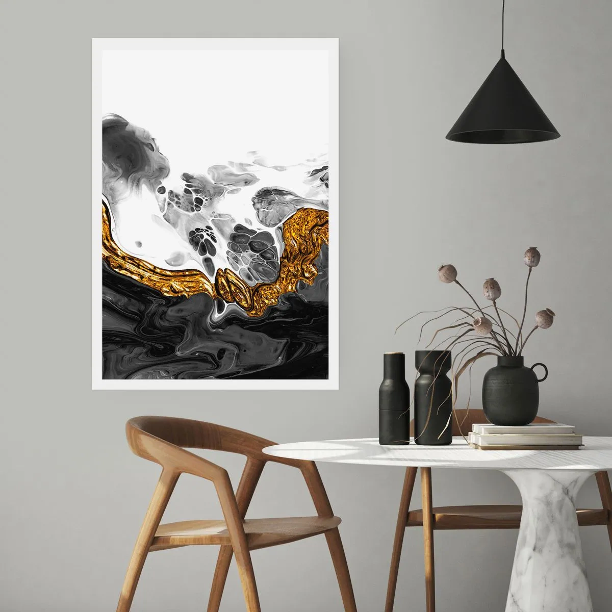 Plakát - Organická kompozice - 40x50 cm