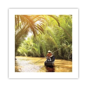 Plakát - Palmovou souteškou - 40x40 cm