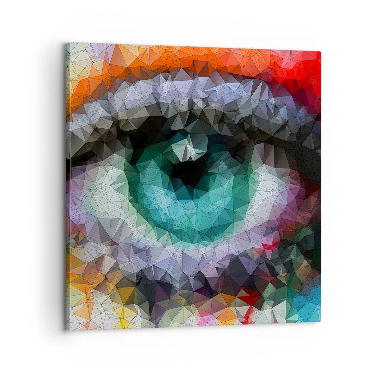 Obraz na plátně - Krystalický lesk očí - 60x60 cm