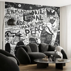 Fototapeta Standard Eco - Bohatý svět ulice - Graffiti, Kus, Grafika - 400x280 cm