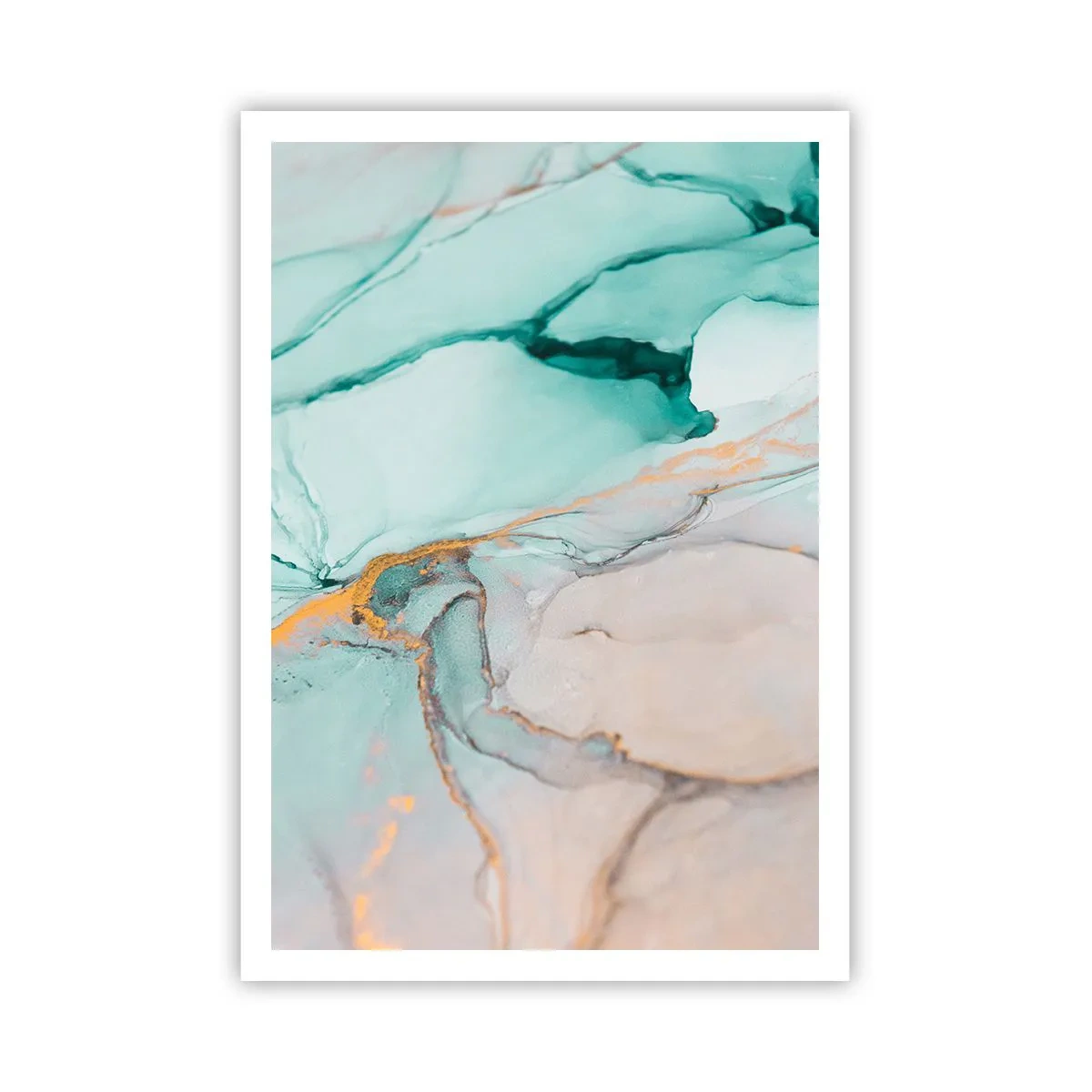 Plakát - Tanec tvarů a barev - 70x100 cm
