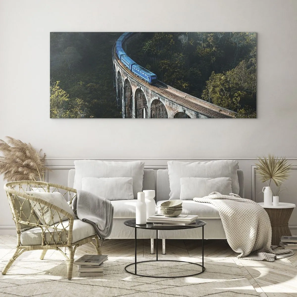 Obraz na skle - Přitažlivost přírody - 120x50 cm